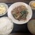 白龍ラーメン - 料理写真:豚ニラ定食　950円