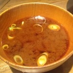 とんかつ NOBU - 赤出汁の味噌汁
