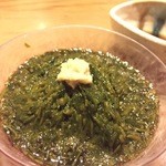 和食 みなみ - 南のもずくより太くて歯ごたえしっかり。