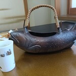 鯉西 - イワナの骨酒