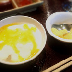 鉄板焼ステーキ 一ッ葉ミヤチク - H27.3  サラダバーにはデザートもあります。