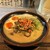 博多らーめん 万々 - 料理写真:博多ラーメンに紅生姜と辛高菜　白胡麻振ってお食べください　味変はニンニク投入しております笑