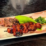 登利平 - レバー串 塩、たれ