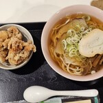 長尾 中華そば - あっさり、唐揚げ