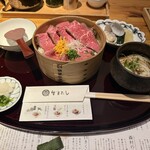 すき焼きと牛まぶし ももしき - 