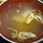 森の茶屋 - 味噌汁が付きます