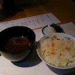 花鳥 - 御飯：桜海老の釜炊き御飯