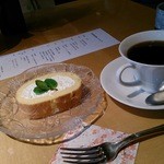 花鳥 - 最後、特別に堂島ロールと珈琲＾＾