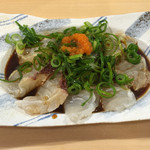 浜富寿し - たいの身の湯引き