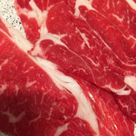 旬菜しゃぶ重 - 国産牛肉