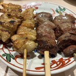 やきとり酒場55 - 皮、極みレバー