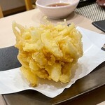 白花咲々 - 白海老のかき揚げ