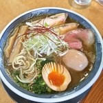 喜びラーメン 小太喜屋 - 塩（￥700）あじたま（￥100）3/16/2015