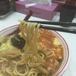 蒙古タンメン中本 - 麺アップ