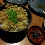 麺や而今 - 鶏そぼろごはん(2015/3)