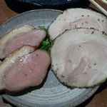 麺や而今 - ミックスチャーシュートッピング(2015/3)