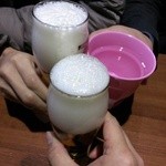 麺や而今 - 乾杯(2015/3)