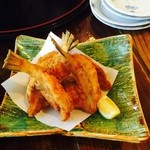 平野鮮魚 - フグの唐揚げ