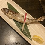 Seafood Choshu Yuda ten - 盐烤甘鲑780日元
