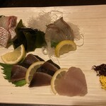 Seafood Choshu Yuda ten - 刺身盛り合わせ1,280円