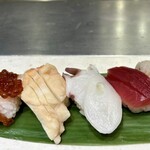 立食い寿司 根室花まる - 料理写真:根室5貫セット！