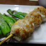 吾妻家 - だんご（つくね）としし唐