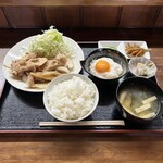 まるたけ食堂 - 料理写真:豚ロース生姜焼＋山芋とろろ
