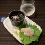 墨や - 天然鯛と岩もずく