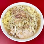 ラーメン二郎 - 小ラーメン・カタメ・ニンニク・アブラ・ショウガ