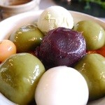 茶房 雲母 - 宇治白玉クリームあんみつ¥850