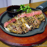 マスターズドリームハウス - 2015.03「牛リブロース　ザ・ガーリックペッパーステーキ」