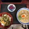 ラーメン　蔵 - 料理写真:ラーメン定食（とりめし蓋オープン）