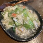 維摩 - チンゲン菜の蟹肉あんかけ