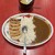 大阪王将 - 料理写真:元祖焼餃子カレー、中華スープが付きます