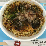 Okonomiyaki Hiroshi Chan - そば肉玉 550円