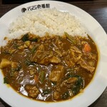 ＣｏＣｏ壱番屋 - THE牛カレー ハーフ野菜とほうれん草トッピング