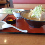 和風レストランまるまつ - 2026年4月30日　辛味噌ラーメン＋ミニ鶏そぼろ丼