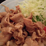 酒坊　日本盛 - 豚の生姜焼き