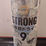 まいばすけっと - ドリンク写真:トップバリュ ストロング 無糖ドライ 9% 500㎖