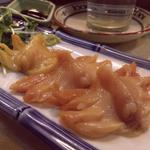 真魚 - 赤貝造り