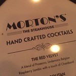 Morton's The Steakhouse - この日のカクテルメニュ