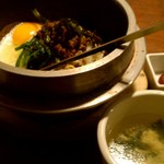dammi - 石焼ビビンバ定食♪