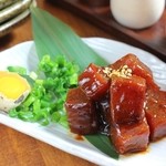 串かつ 団 - まぐろユッケ風