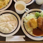 レストラン コニシ - クリームコロッケとカツ