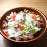 燻製豚のシーザーサラダ