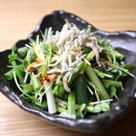 旨辛　じゃこ葱サラダ