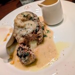 HAMBURG RESTAURANT Chami - モッツァレラチーズが中から