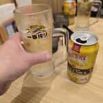 驛釜きしめん - また缶のハイボール
