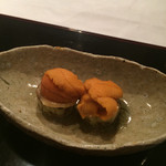 花小路 さわ田 - 茄子の田楽 うに 