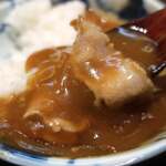 満留賀静邨 - 半カレー丼